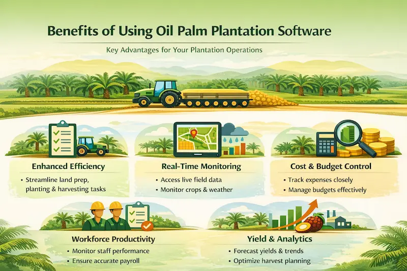 Benefits of Using Oil Palm Plantation Software