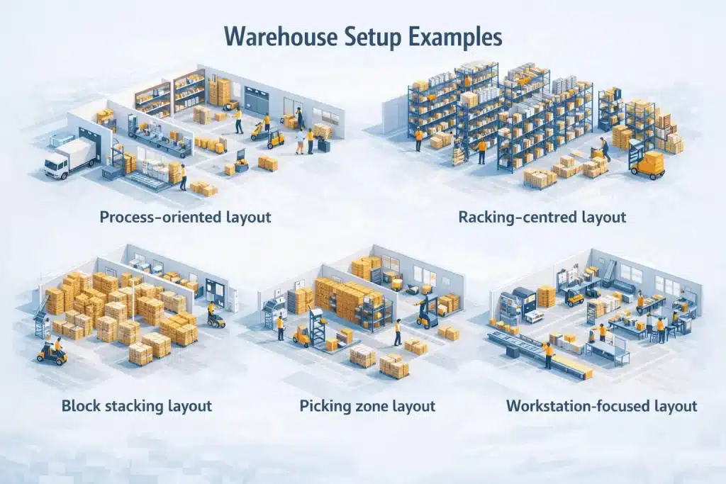 Warehouse Setup Examples