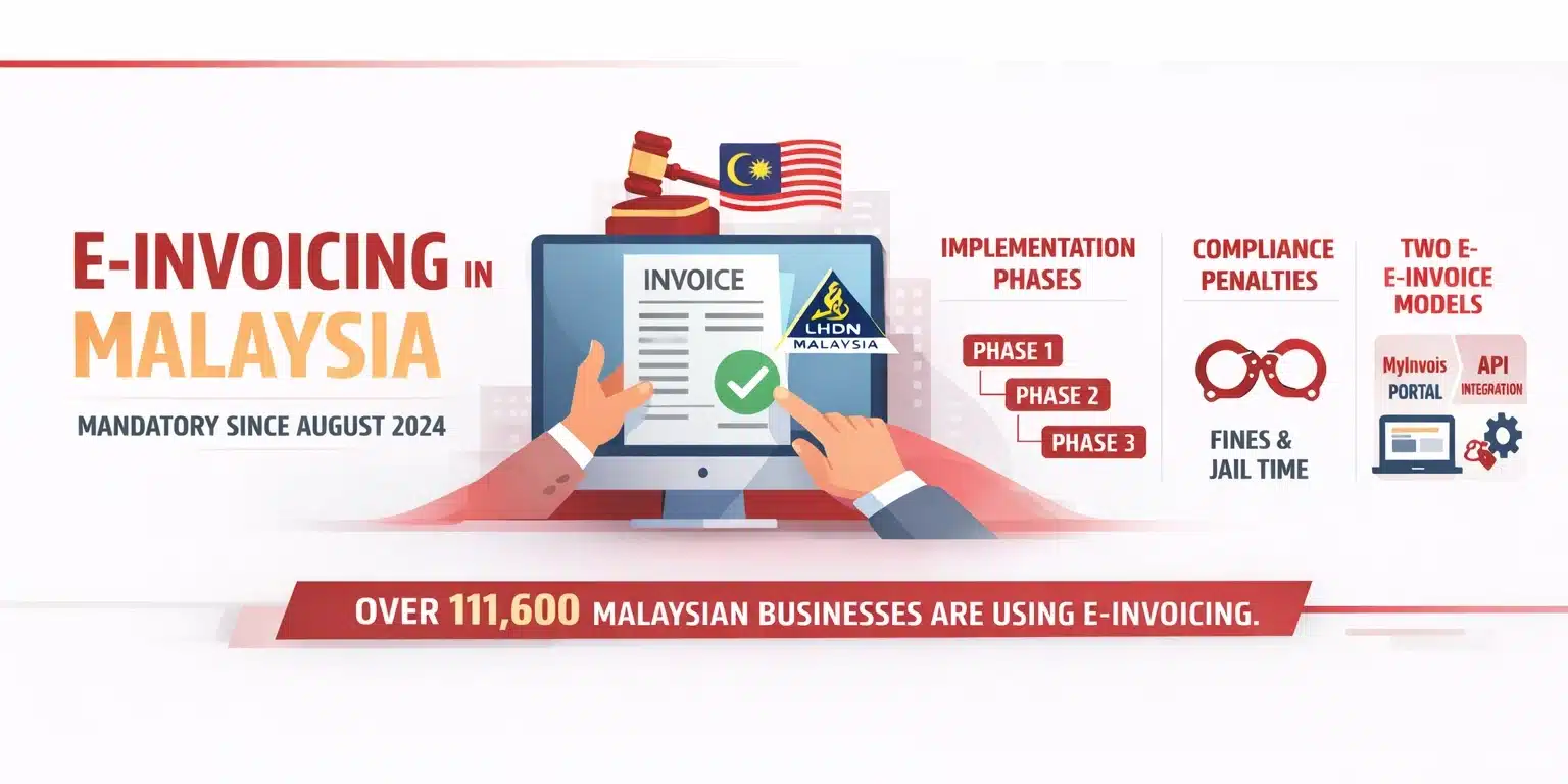Malaysia E-Invoice Implementation Infographic