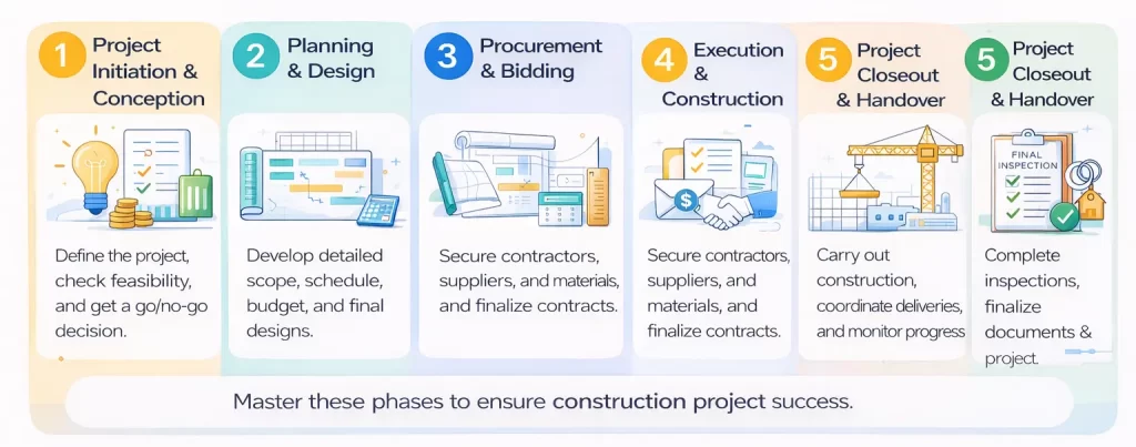 Key Phases in Construction Project Management