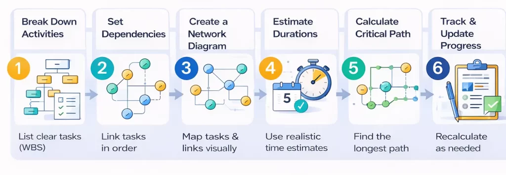 Practical Steps to Determine the Critical Path
