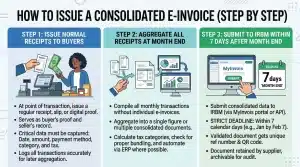 How to Issue a Consolidated E-Invoice