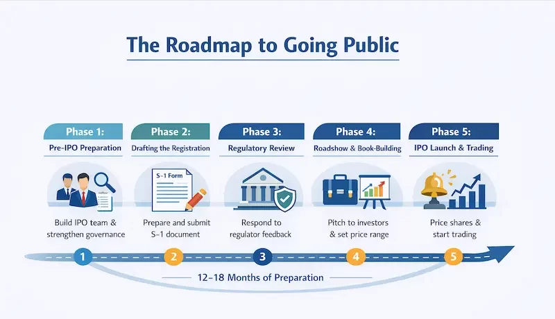 Implementation Steps The Roadmap to Going Public