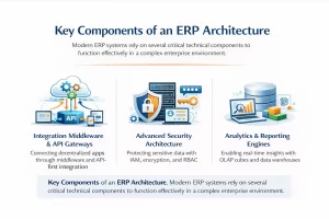 Key Components of ERP Architecture.
