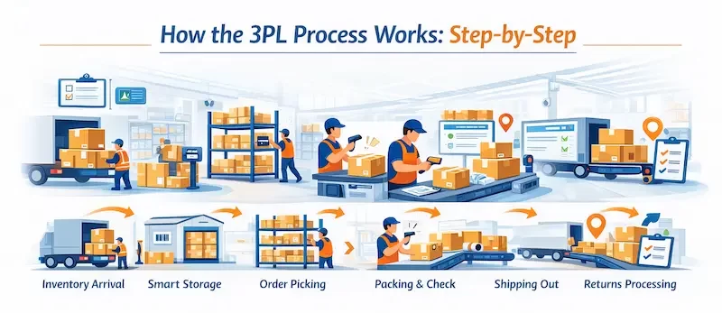 How the 3PL Process Works Step by Step