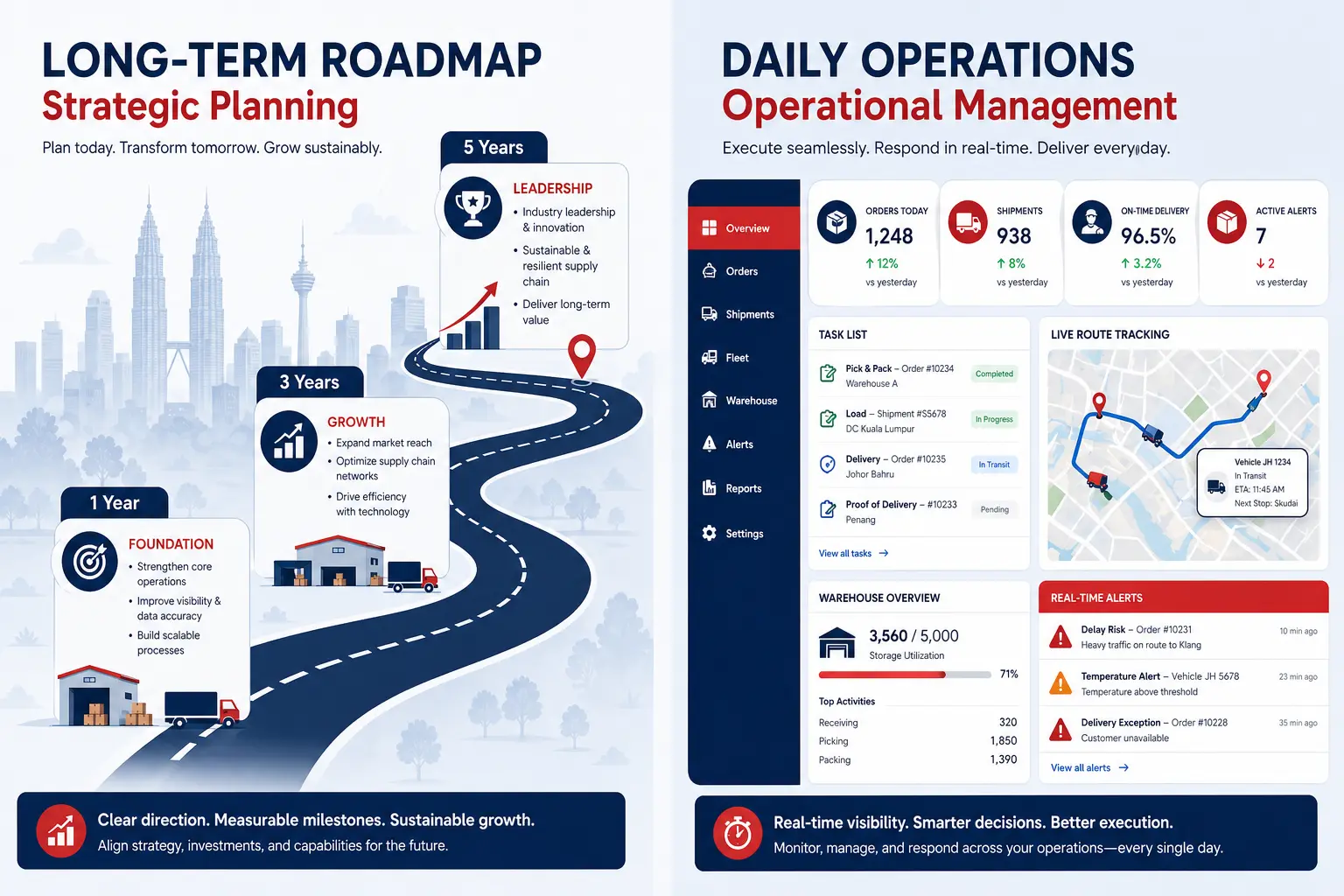 Strategic vs. Operational Resource Allocation