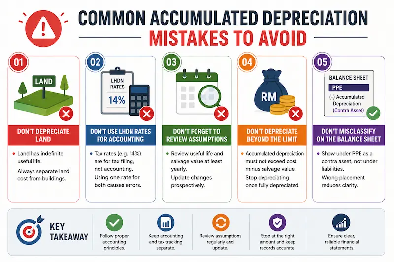 Common Accumulated Depreciation Mistakes to Avoid