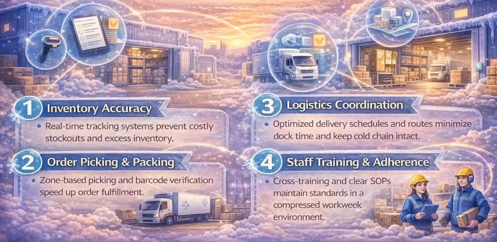 optimizing operation in cold storage