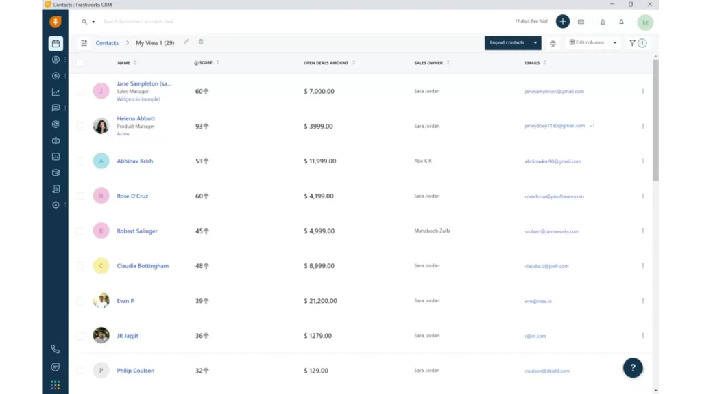 salesflare lead management software