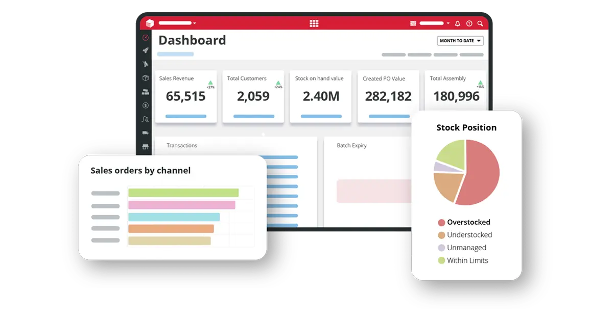 Unleashed manufacturing accounting software