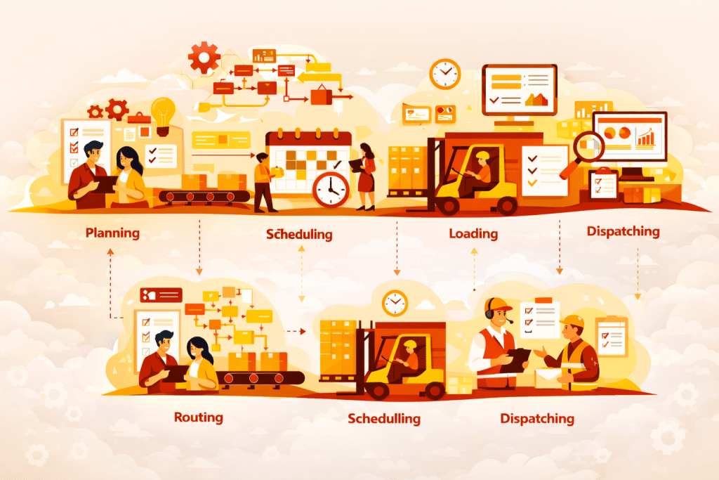 stages of production management