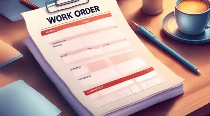 work order form
