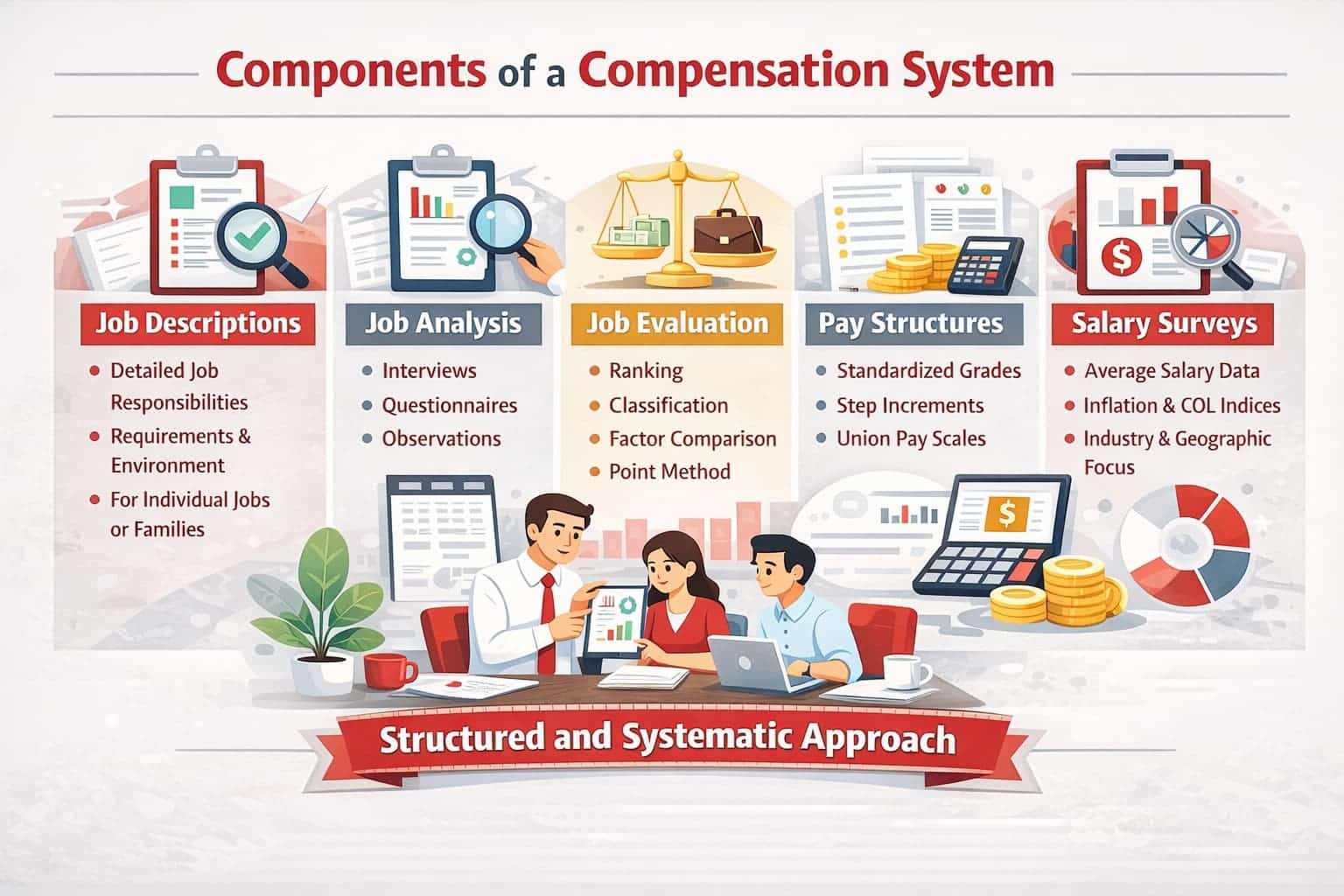 Components of a compensation system