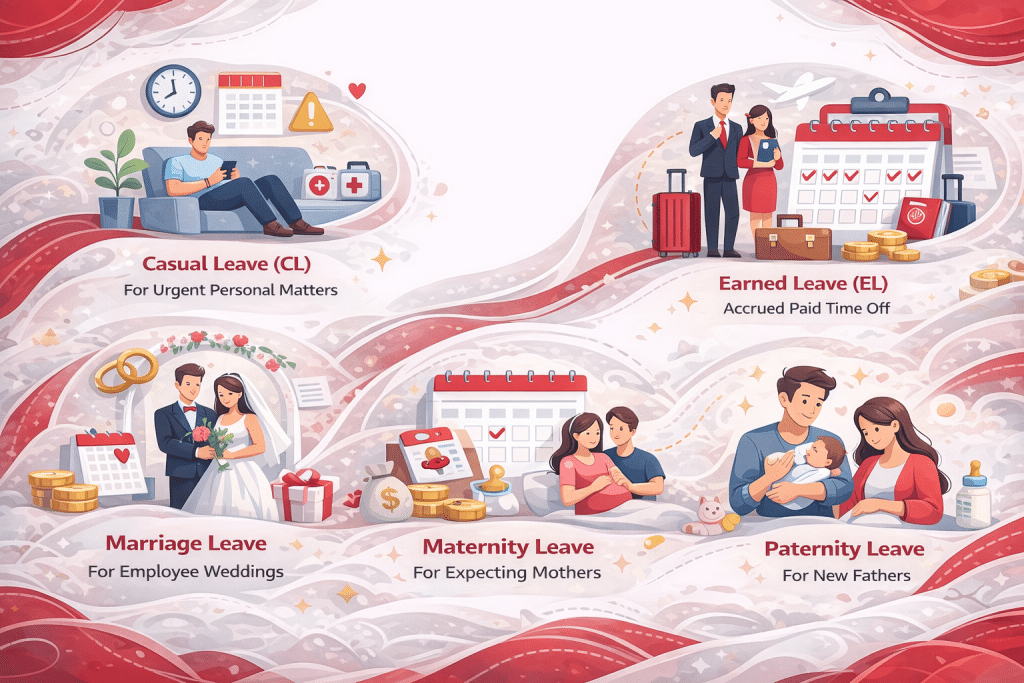 types of leaves employee