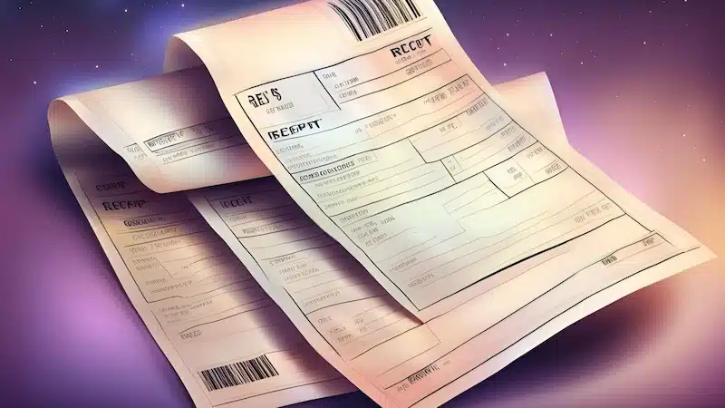receipt template