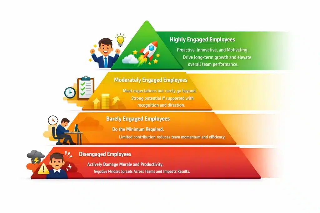 Four types of employee engagement