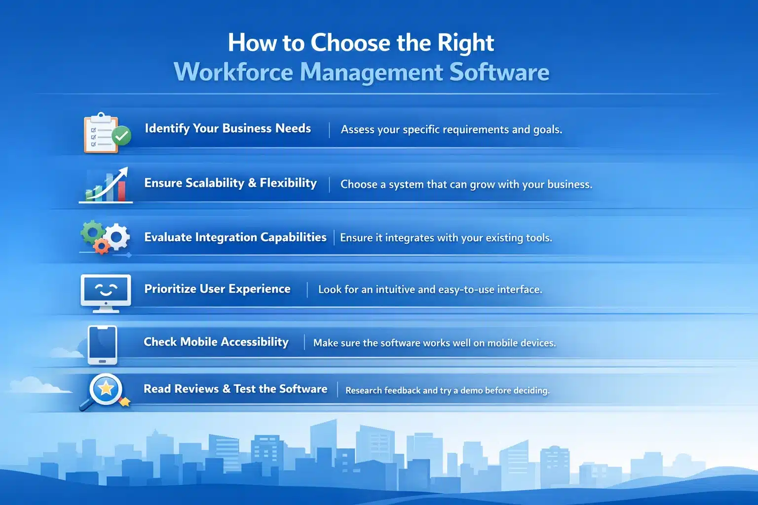 How to Choose the Right Workforce Management Software