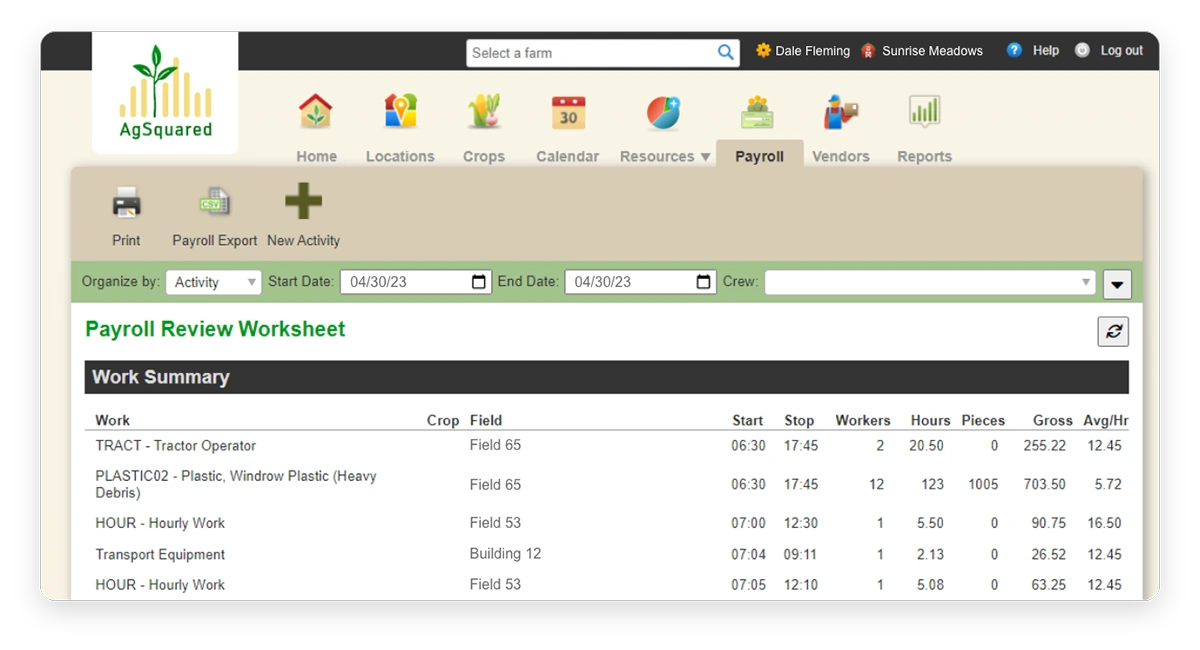 AgSquared Farm Management Software