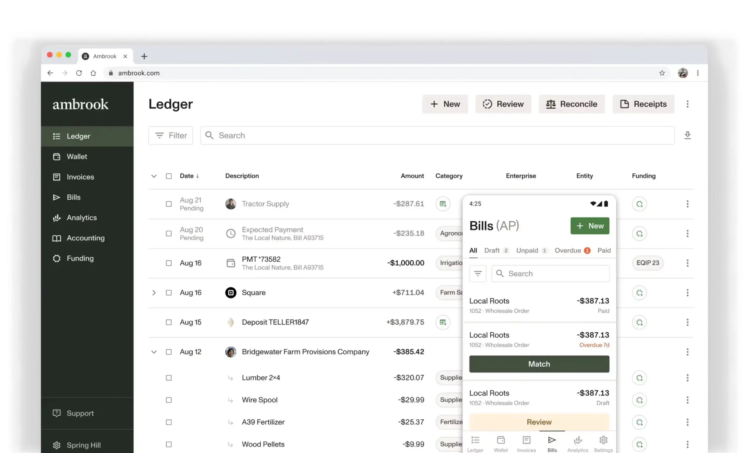 Ambrook Farm Management Software
