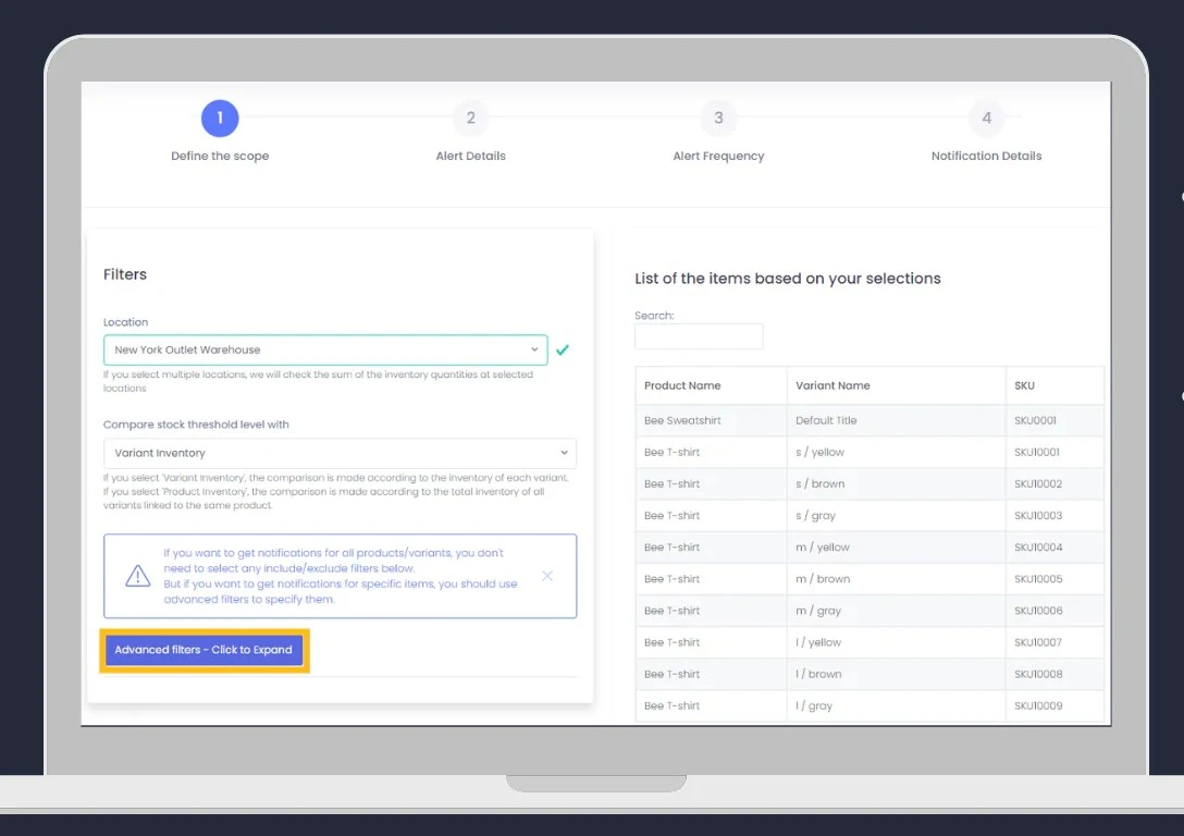 Bee low Inventory Forecast Software