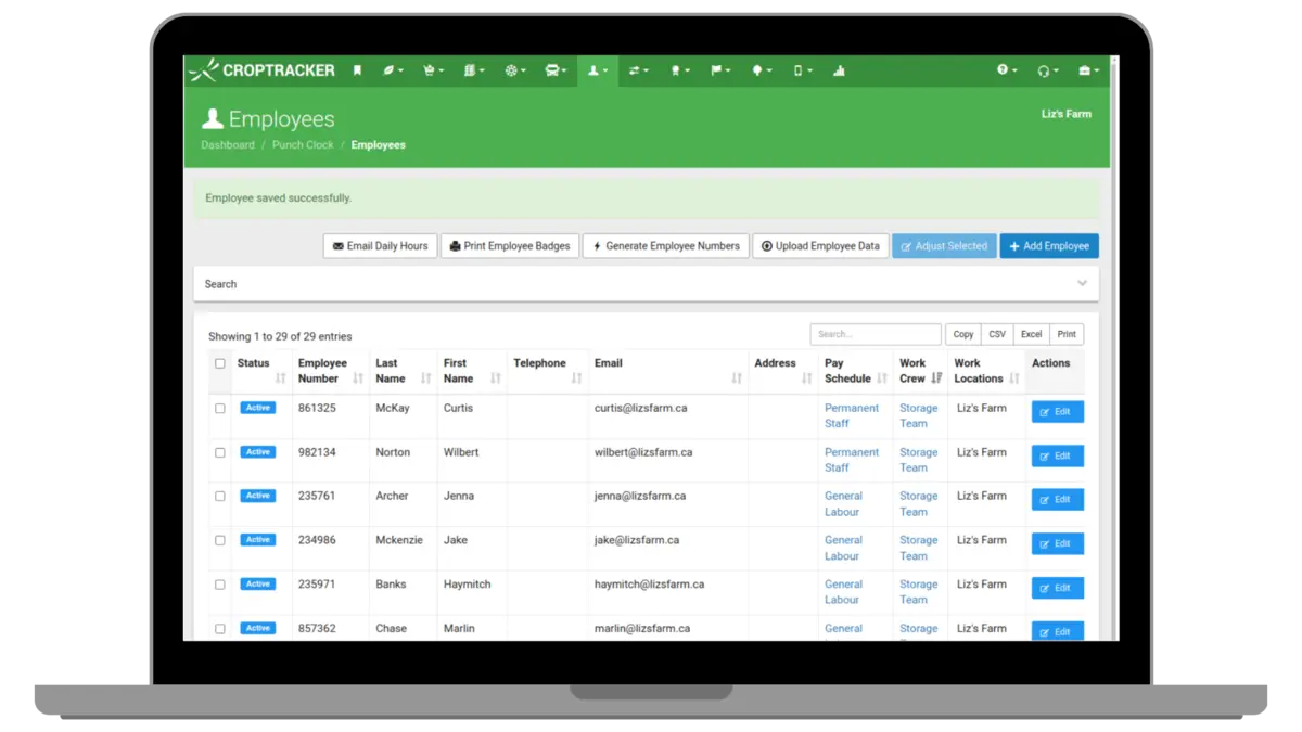 Croptracker Farm Management Software