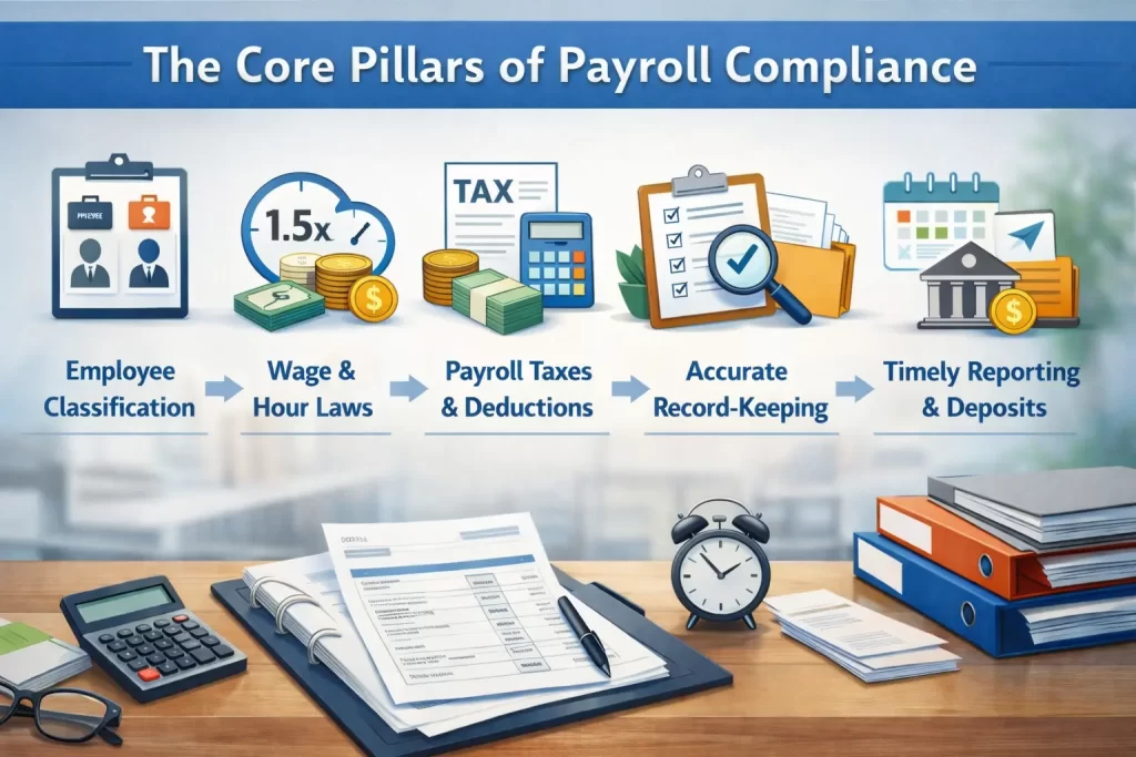 The Core Pillars of Payroll Compliance