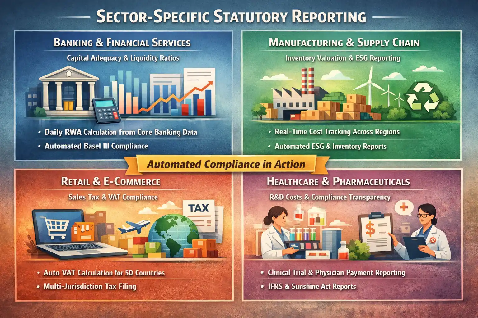 Statutory reporting industry specific use