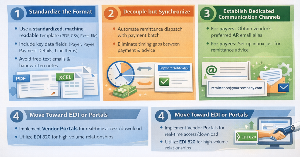 implement robust remittance process