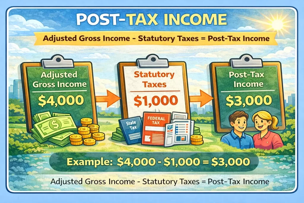 Post tax income formula