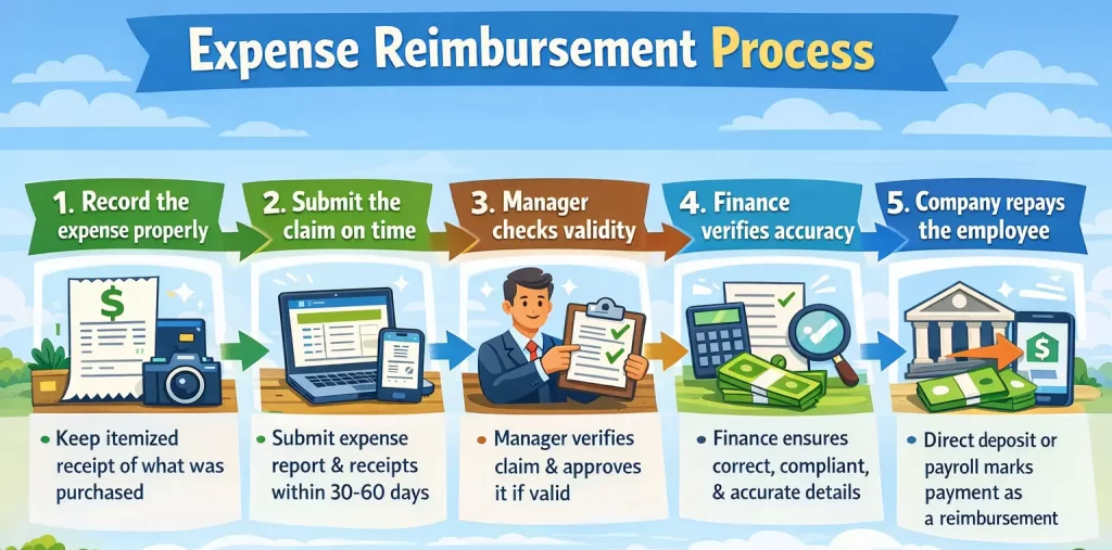 Process of expense reimbursement