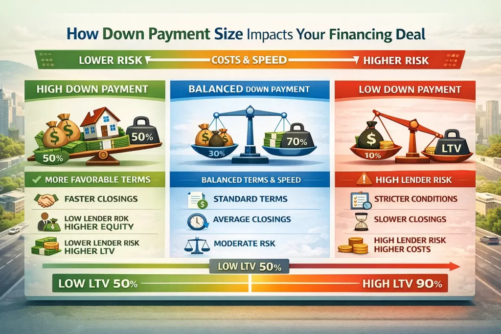 Down Payment and creditworthiness