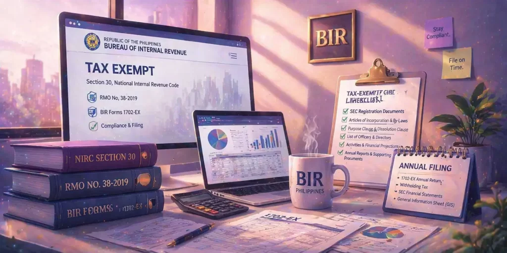 why bir can reject tax exempt application