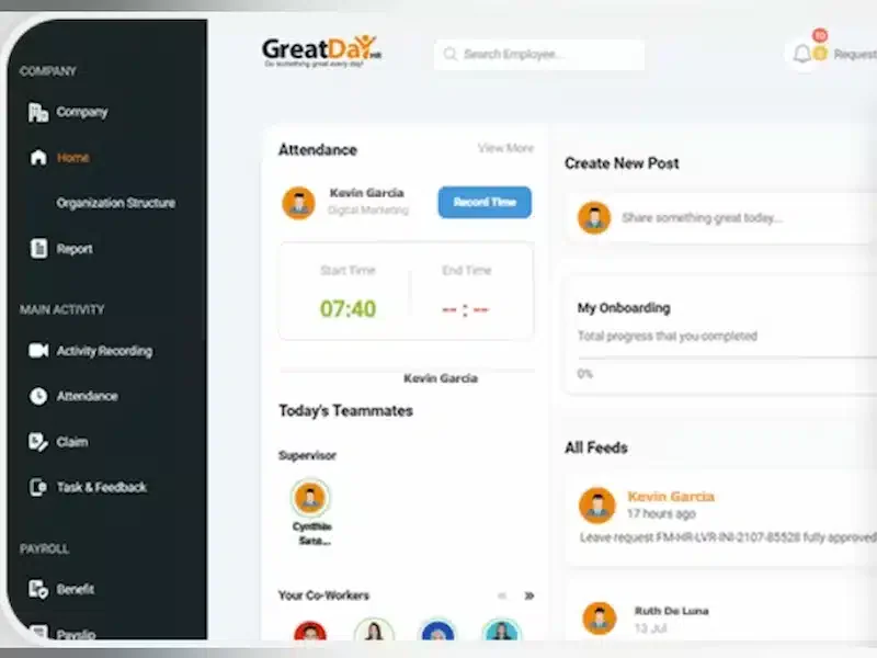 dashboard greatday